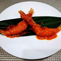華湘 東武池袋店 - 2023/10月上旬。別に頼んだ大海老チリ。