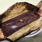 甘泉堂 - 栗蒸し羊羹　全体　一回落としたから凹んじゃった泣