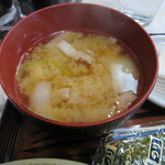 三笠 - 豚汁アップ