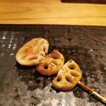 焼鳥 山香 - レンコン