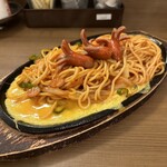 Fujio Kohi - 鉄板ソーセージナポリタン(1,100円)
                      麺大盛り(+200円)
