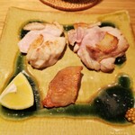 焼鳥 山香 - 土佐ジロー　胸　もも　皮