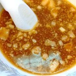 ラーメン一文路 - スープはこんな感じ