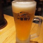 喜神菜館 - 生ビール