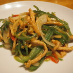 喜神菜館 - 豚肉とピーマンの細切り炒め