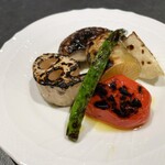 三和 - 季節の焼き野菜の盛り合わせ