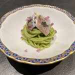 三和 - イワシと大葉の冷製パスタ