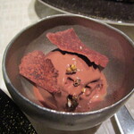 ベージュ アラン・デュカス 東京 - チョコアイス