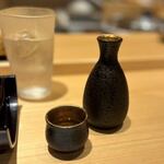 横浜 鮨 ふくじゅ - 鳳凰美田劔純米（2200円）