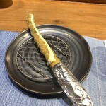 五感で楽しむ串揚げ屋 生粋namaiki - アスパラガスの串揚げ