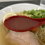 Mari iida - 北海道産ホタテの冷製煮干しラーメン1449円