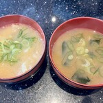 Sushi Choushimaru - アラ汁、海老汁