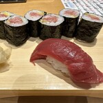 鮮魚 天ぷら すしつま - マグロ握りと特上トロタク