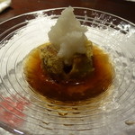 あら井 - イチジクの揚げだし