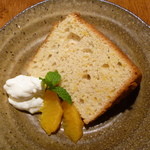 foo cafe - みかんシフォンケーキ