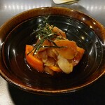 炭火焼　鶏奈緒 - トマトとささみのわさび醤油