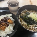 箱根そば - 味噌カツ＆お蕎麦