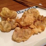 手打そば 菊谷 - 白子の天ぷら