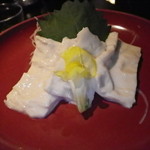 くつろぎ宿 千代滝 - 湯葉刺し。お塩でも♪