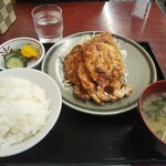 Sugamo Tokiwa Shokudou - 「ロース生姜焼き」を定食で。