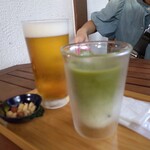 TERA CAFE SHIEN ZOJOJI - 抹茶ラテ＆ビール