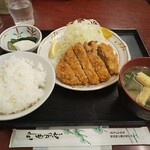 Sugamo Tokiwa Shokudou - 「メンチカツ」を定食で。