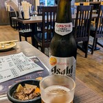 Shunsensakaba Irasshai - アサヒドライゼロ(ノンアル)¥528-とお通し(確か¥300-)でまずは乾杯！