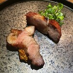 隼 - 焼豚　初メニュー