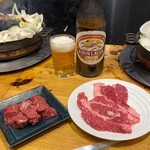Daruma - 上肉＋ヒレ肉＋瓶ビール
