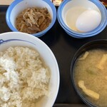 松屋 - Wで選べるたまごかけごはん(¥290)