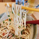 那覇そば処 たからまちがー - 麺のアップです。（2023.9 byジプシーくん）