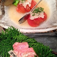 但馬屋イーマ - トマトサラダ 特選タン角切