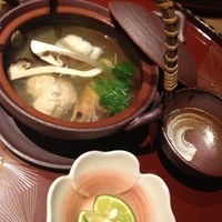 皆美館 - ③吸物　松茸土瓶蒸し