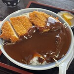 Ajino Ya - てりかつ丼ご飯大盛り950円サラダ付き