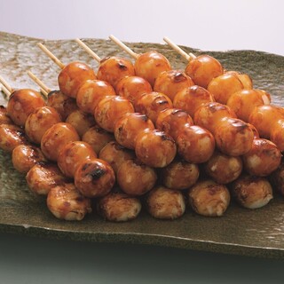 Yakitori (grilled chicken skewers) sauce dango