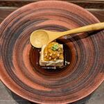 くずし 之助 - 胡桃豆腐 蕎麦つゆ 雲丹 わさび(コース料理 料理長おまかせ)