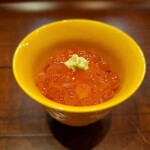 和料理はら - イクラの下にもち米