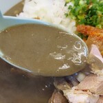 ラーメン 山岡家 - 鬼煮干しスープ
