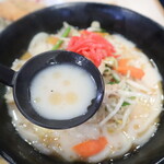 むさし乃 - チャンポンうどんのスープ