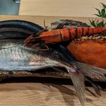 くずし 之助 - 来店時の料理に使う食材