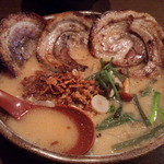 千代商店 - 味噌漬け炙りチャーシュー麺