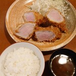 とんかつ 桐の家 - ヒレカツ定食（130g）