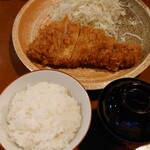 とんかつ 桐の家 - ロースかつ定食