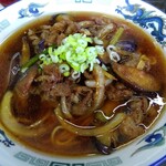 中華麺房 東龍 - 角度を変えて♯ 牛肉を炒めた良い香りが拡がります☆