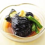 Fried eggplant with ponzu sauce