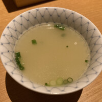 鶏料理 清水 - 熟選鶏しゃぶしゃぶの鶏出汁