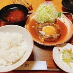 みそかつ梅の木 - ハンバーグ定食_¥1,200