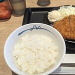 松屋 - 美味しいお米でした。白米好きには嬉しい！