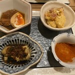 もり田 - 小鉢4品