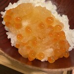 もり田 - 小鉢のいくらおろしをのっけて〜